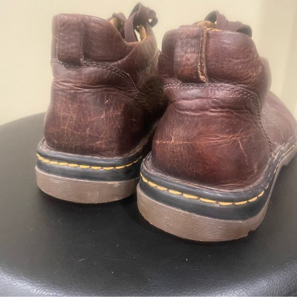 Dr. Martens Shoes Mens Size 10 Brown Leather Lace Up 11223 Air Cushion Sole main image 9